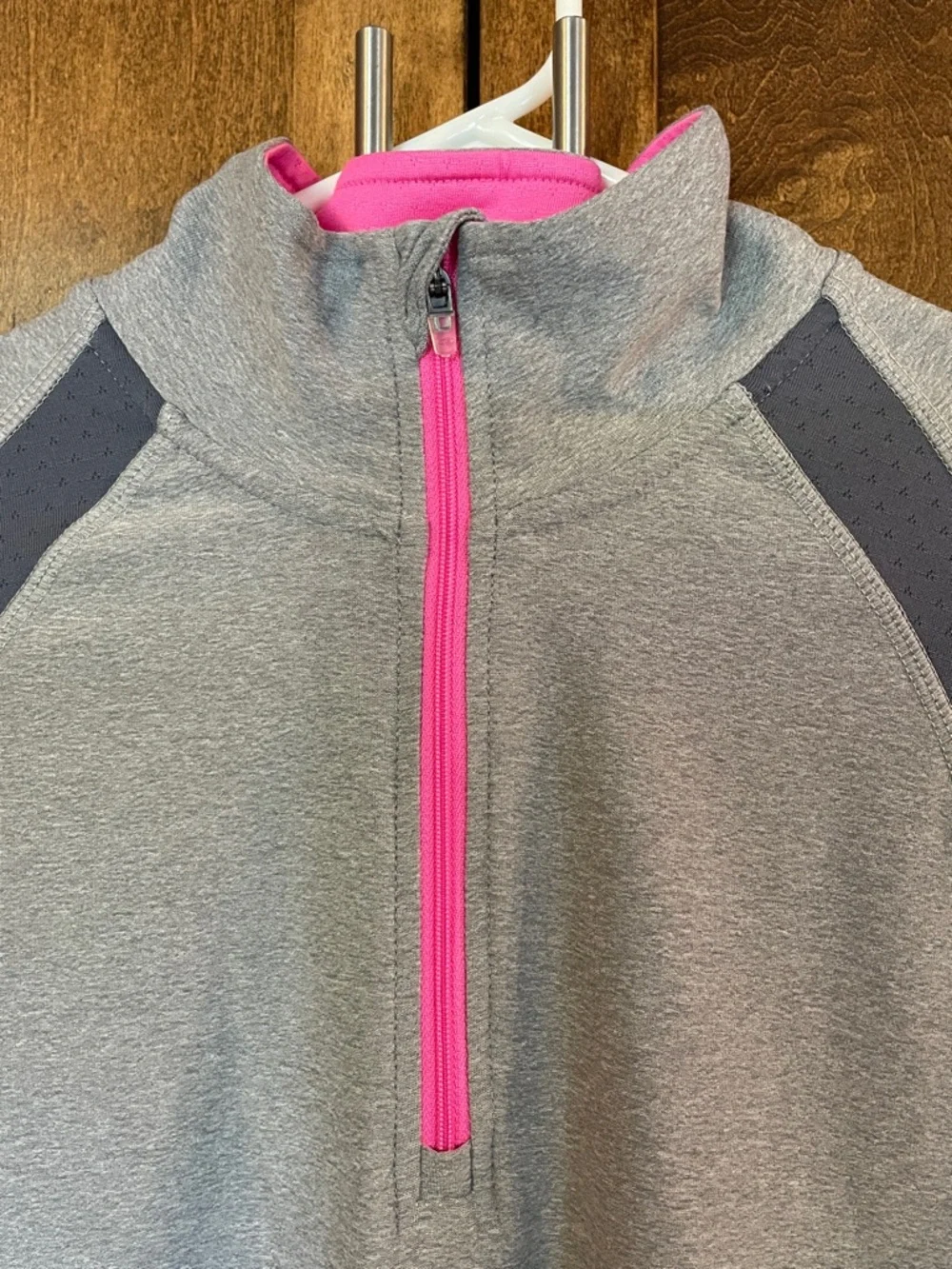 Champion Gray and Pink Pullover Top - Picture 2 of 9